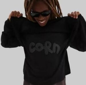 Vans Vault x Deaton Chris Anthony Black 2 In 1 Corn Black Distressed Turtleneck